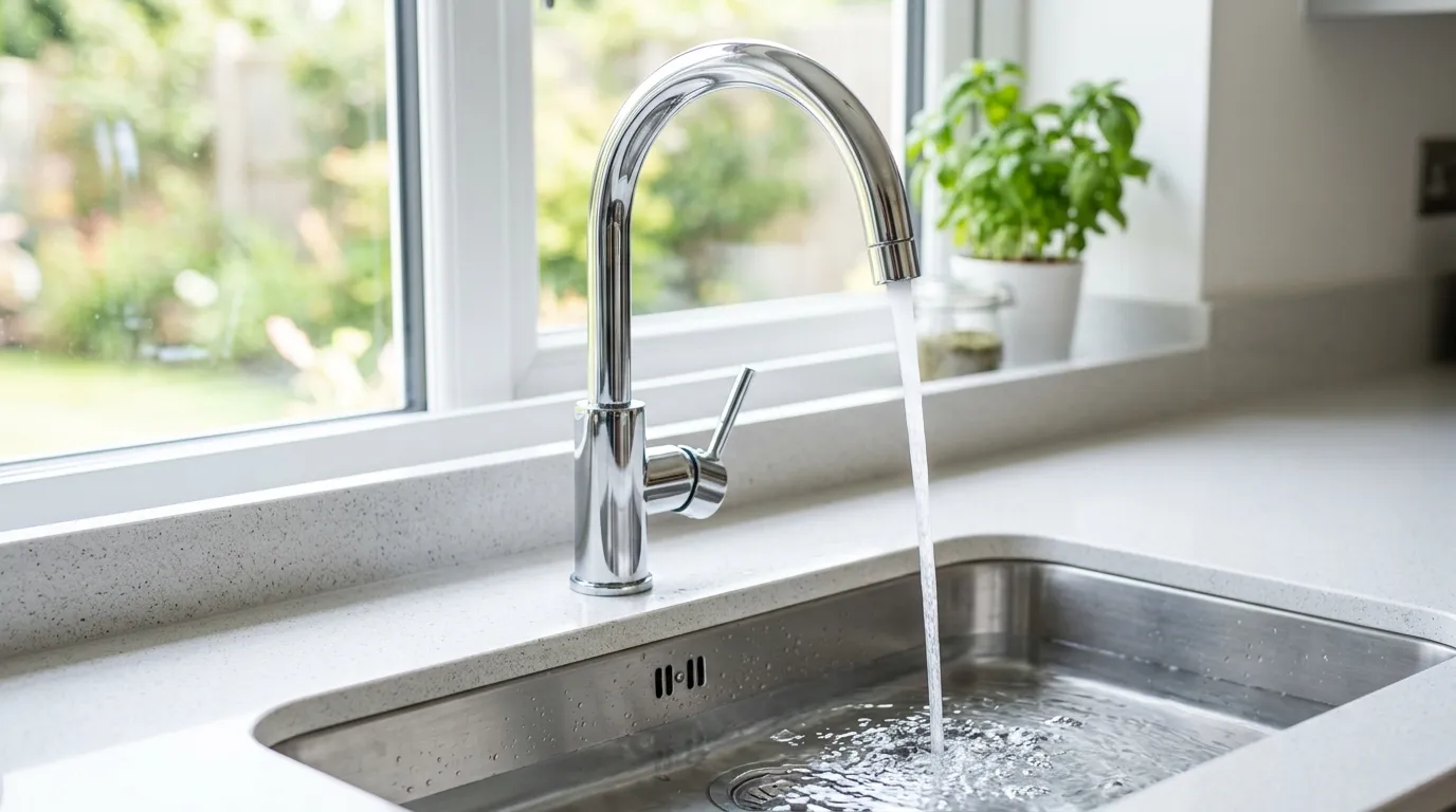 Local Plumbing Master Pros same day plumber fixing a faucet in Newcastle, CA